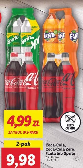 Lidl Napój sprite oferta