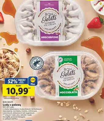 Lidl Lody pistachio bon gelati oferta