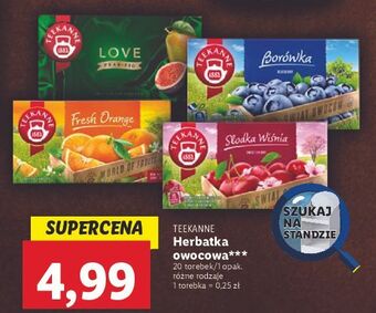 Lidl Herbata borówka teekanne oferta