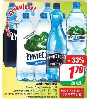 Dino Woda delikatnie musująca żywiec zdrój oferta