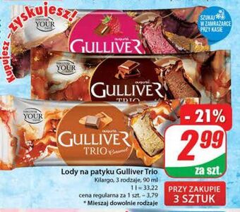 Dino Lód raspberry augusto gulliver trio oferta
