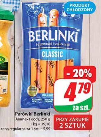 Dino Parówki classic morliny berlinki oferta