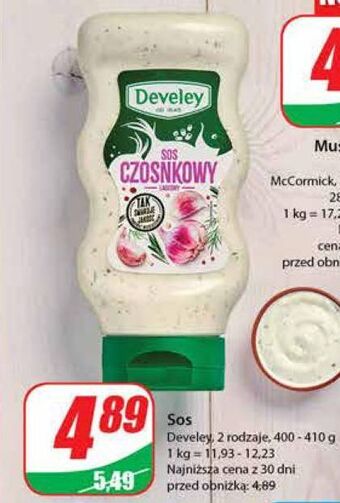 Dino Sos czosnkowy develey oferta