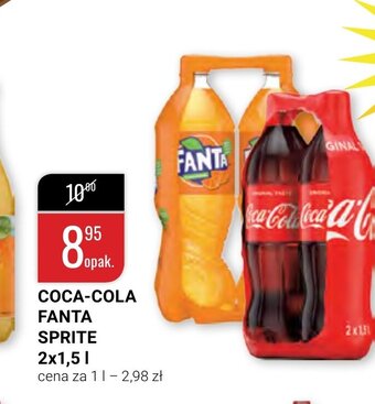 bi1 Coca-Cola, Fanta, Sprite 2x1,5l oferta