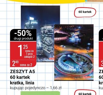 bi1 Zeszyt A5 60 kartek oferta
