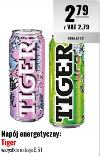 Eurocash Napój energetyczny: Tiger 0,5l oferta