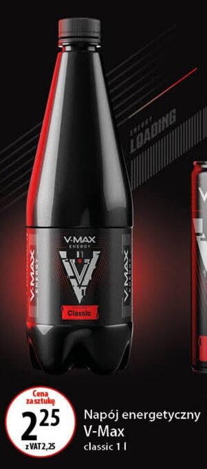 Eurocash Napój energetyczny V-Max classic 1l oferta