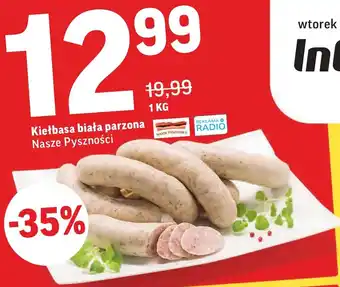 Intermarche Kiełbasa biała parzona 1kg oferta