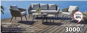 JYSK JUTLANDIA SANDBAKKE 2 STOŁY +SOFA+2 KRZESŁA oferta