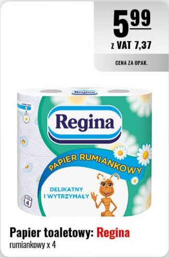 Eurocash Papier toaletowy: Regina rumiankowy x 4 oferta