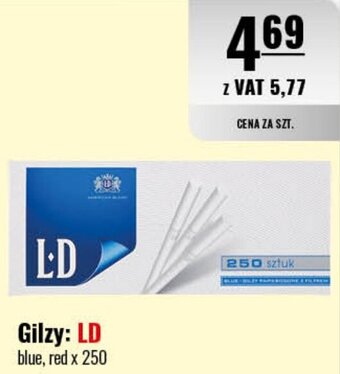 Eurocash Gilzy: LD blue, red x 250 oferta
