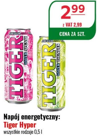 Eurocash Napój energetyczny: Tiger Hyper wszystkie rodzaje 0,5l oferta