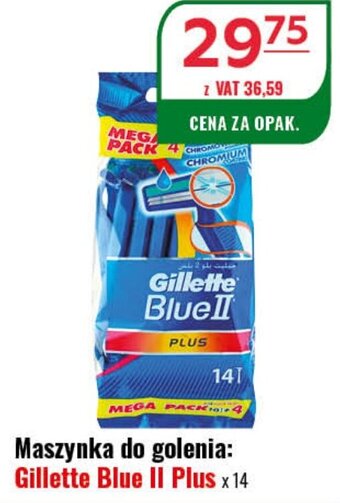 Eurocash Maszynka do golenia: Gillette Blue II Plus x 14 oferta