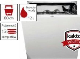 Zmywarka do zabudowy whirlpool