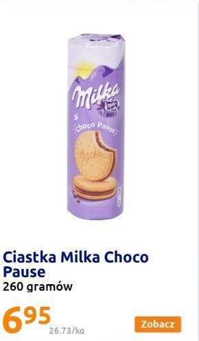 Action Ciastka milka oferta
