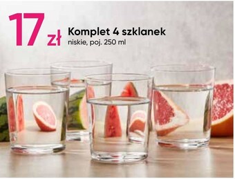 Pepco Zestaw szklanek oferta