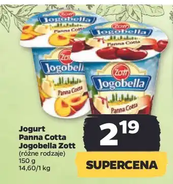 Netto Jogurt panna cotta z truskawkami zott jogobella oferta