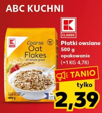Kaufland Płatki owsiane oferta