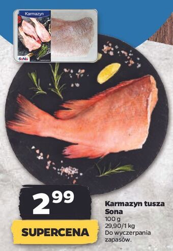 Karmazyn tuszka sona