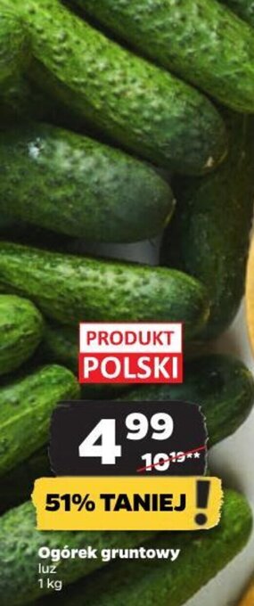 Netto Ogórek gruntowy luz 1 kg oferta