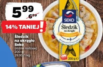 Netto Śledzik na okrągło Seko 200 g oferta