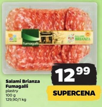 Netto Salami Brianza Fumagalli plastry 100 g oferta