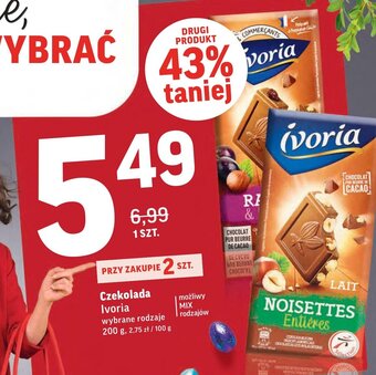 Intermarche Czekolada Ivoria 200g oferta