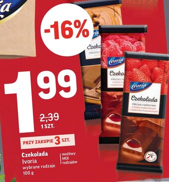 Intermarche Czekolada Ivoria 100g oferta