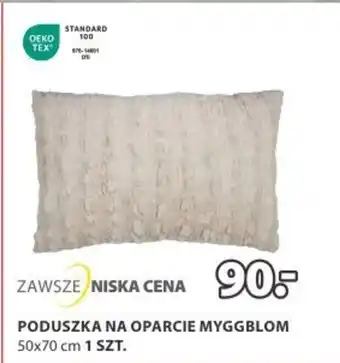 JYSK PODUSZKA NA OPARCIE MYGGBLOM 50x70 cm oferta