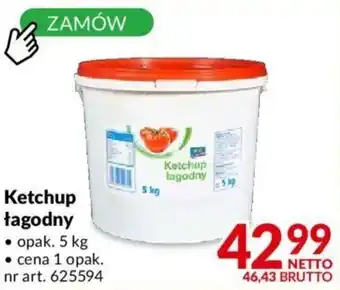 Makro Ketchup łagodny 5kg oferta