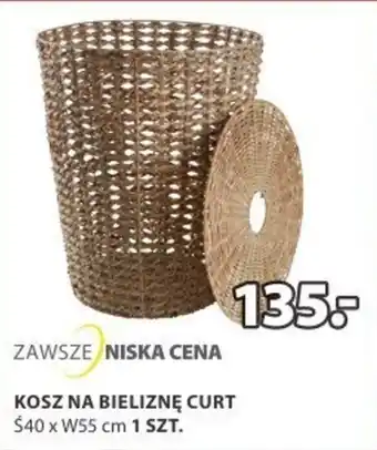 JYSK KOSZ NA BIELIZNĘ CURT Ś40 x W55 cm oferta