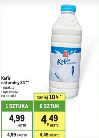 Makro Kefir naturalny 2 1l oferta