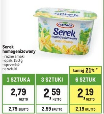 Makro Serek homogenizowany 150g oferta