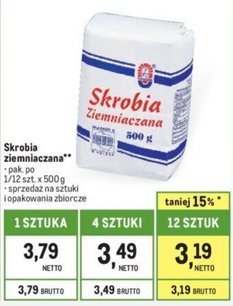 Makro Skrobia ziemniaczana 500g oferta