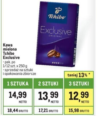 Makro Kawa mielona Tchibo Exclusive 250g oferta