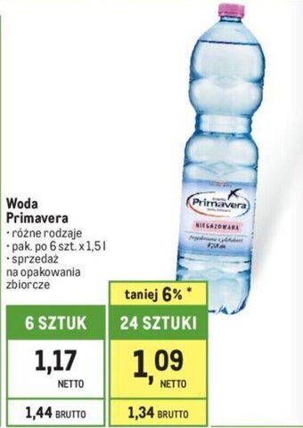 Makro Woda Primavera 1,5l oferta