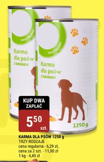 bi1 KARMA DLA PSÓW 1250 g oferta