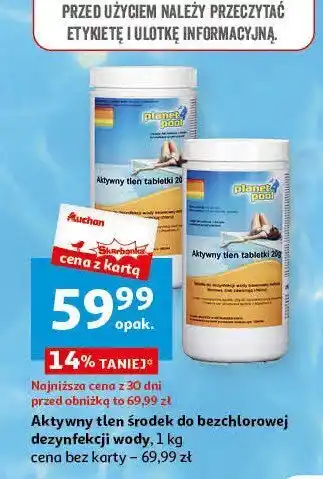 Auchan Aktywny tlen tabletki oferta