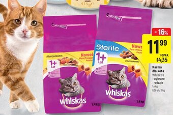 Intermarche Karma dla kota Whiskas 1,4kg oferta