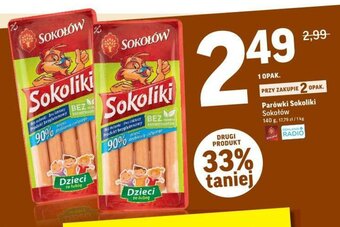 Intermarche Parówki Sokoliki 140g oferta