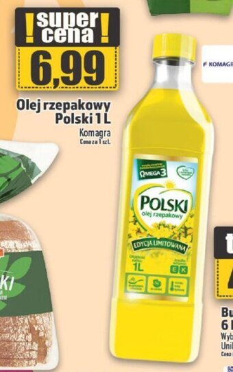Topaz Olej rzepakowy Polski 1L oferta