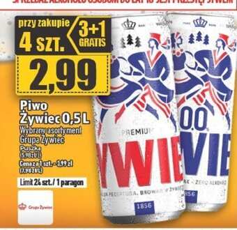 Topaz Piwo Żywiec 0,5L oferta