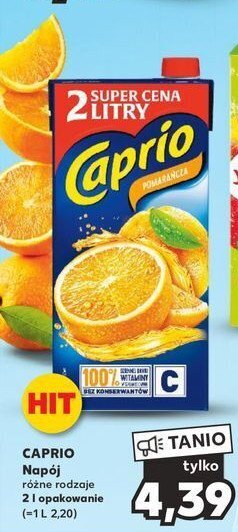Kaufland Napój pomarańczowy oferta