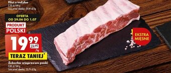 Biedronka Żeberka wieprzowe paski 1kg oferta