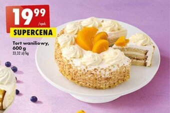 Biedronka Tort waniliowy, 600 g oferta