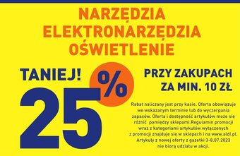 ALDI NARZĘDZIA ELEKTRONARZĘDZIA OŚWIETLENIE oferta