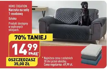 ALDI HOME CREATION Narzuta na sofę 1-osobową oferta