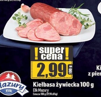 Topaz Kiełbasa żywiecka 100 g oferta