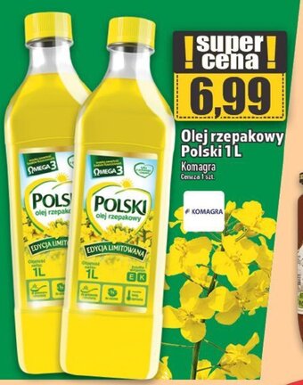 Topaz Olej rzepakowy Polski 1L oferta