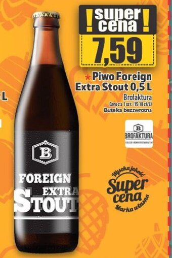 Topaz Piwo Foreign Extra Stout 0,5 L oferta